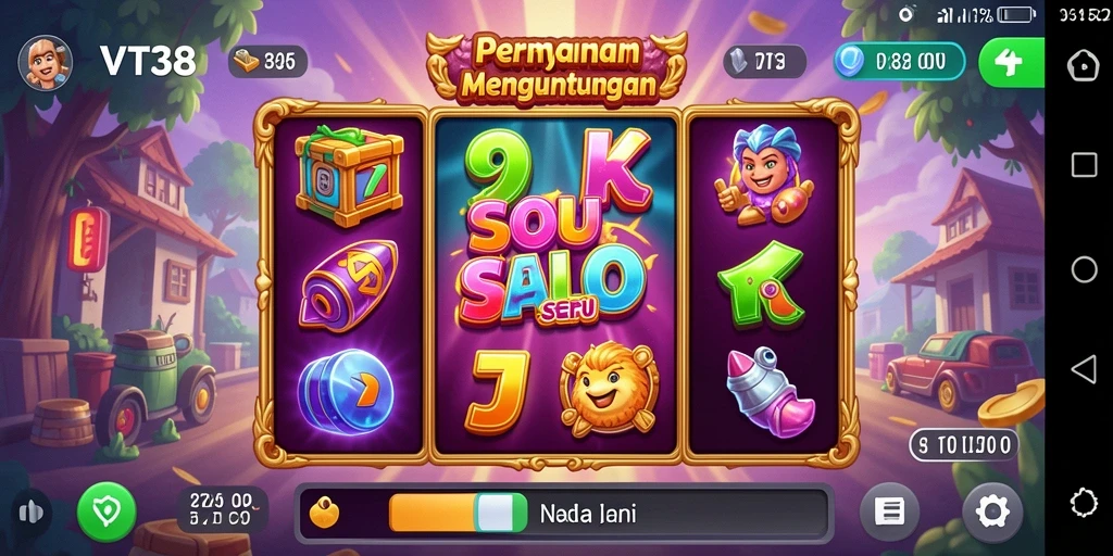Tampilan gameplay menarik dari VT38 dengan efek visual yang menakjubkan.