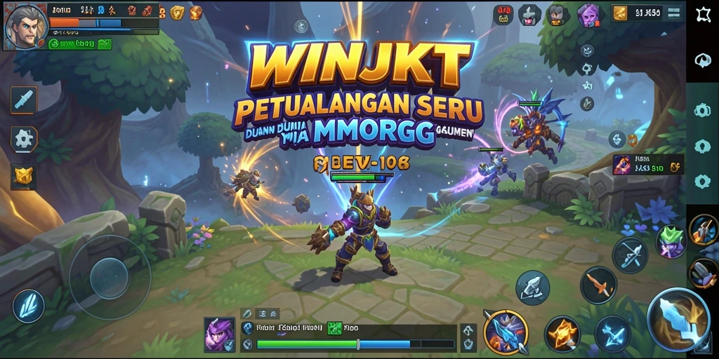Tangkapan layar gameplay <strong>WINJKT</strong> yang menampilkan aksi seru di dunia MMORPG.